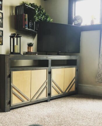 modern farmhouse tv stand